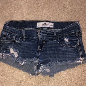 Low rise Hollister Jean shorts